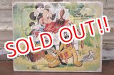 画像: ct-190101-31 Mickey Mouse & Pluto / jaymer 1960's Frame Tray Puzzle