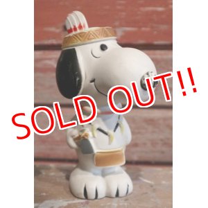 画像: ct-1902021-06 Snoopy / 1980's Vinyl Squeak Toy "Indian"