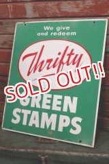 画像: dp-190201-02 Thrifty Green Stamp / 1960's W-side Metal Sign