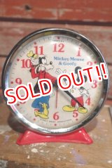 画像: ct-190101-60 Mickey Mouse & Goofy / Bradley 1970's Alarm Clock