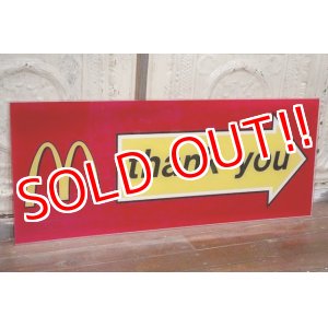 画像: dp-190201-37 McDonald's / Drive-thru Sign "thank you"