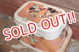 画像: ct-190101-38 Mickey Mouse & Minnie Mouse / 1980's Tin Can