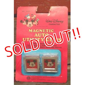 画像: ct-150115-08 Mickey Mouse / 1970's Magnetic Auto Utility Clips