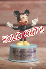 画像: ct-160901-151 Mickey Mouse / Kohner Bros 1970's Mini Push Puppet