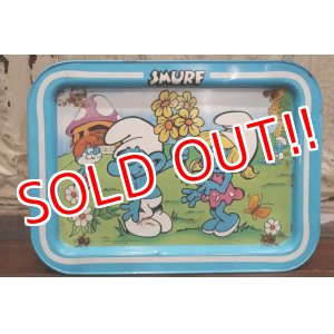 画像: ct-190301-35 Smurf / 1980's Kid's Tin Table