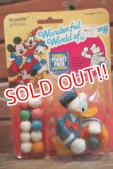 画像: ct-190301-26 Donald Duck / Superior 1980's Gum Ball Pocket Pack Dispenser