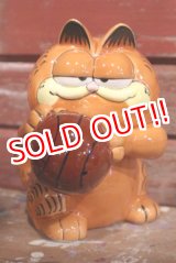 画像: ct-190301-15 Garfield / 1980's Ceramic Coin Bank "Basketball"