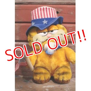 画像: ct-190301-14 Garfield / DAKIN 1980' Plush Doll "Uncle Sam"