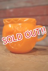 画像: ct-190401-84 Pillsbury / 1970's Funny Face Plastic Mug "Jolly Olly Orange" Unpainted