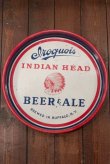 画像1: dp-190402-20 Iroquois INDIAN HEAD BEER & ALE / 1970's Tin Serving Tray