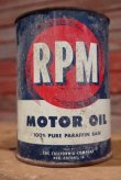 画像7: dp-190401-09 RPM / 1940's Motor Oil can