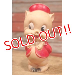 画像: ct-190501-24 Porky Pig / Sun Rubber 1950's Soft Vinyl Doll