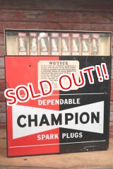 画像: dp-190508-05 CHAMPION / 1960's Spark Plugs Cabinet