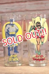 画像: gs-190301-06 BATMAN & ROBIN / PEPSI 1976 Collector Series Glass Set