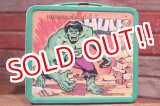 画像: ct-190605-78 The Incredible Hulk / Aladdin 1978 Metal Lunch Box