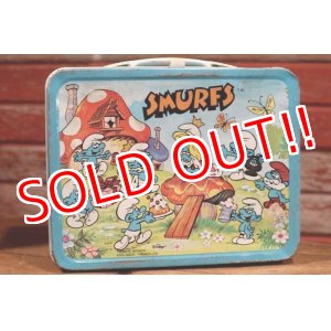 画像: ct-190605-79 Smurfs / 1980's Metal Lunch Box