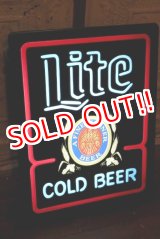 画像: dp-190701-41 Miller Lite Beer / 1980's Lighted Sign