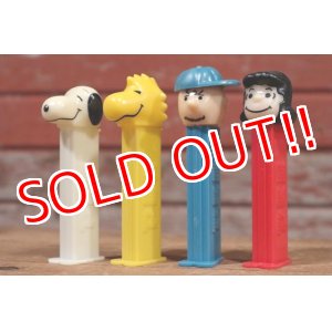 画像: pz-130917-04 PEANUTS Gang / early 1990's PEZ Dispenser Set of 4