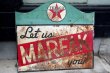 画像5: dp-190801-37 TEXACO / 1940's MARFAK W-side Sign