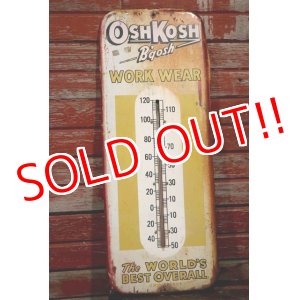 画像: dp-190801-44 OSHKOSH / 1940's Advertising Thermometer