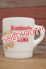 画像: nfk-190801-10 Fire-King/ Grandmother  OF The Day KSWA Ribbed Bottom Mug