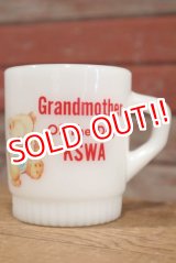 画像: nfk-190801-09 Fire-King/ Grandmother  OF The Day KSWA Ribbed Bottom Mug