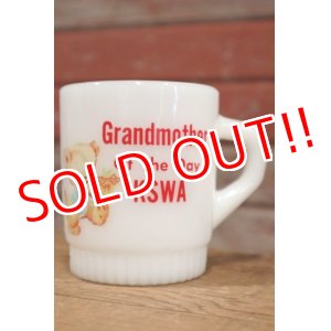 画像: nfk-190801-09 Fire-King/ Grandmother  OF The Day KSWA Ribbed Bottom Mug