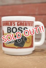 画像: nfk-190801-11 Glasbake / World's Greatest BOSS  Mug