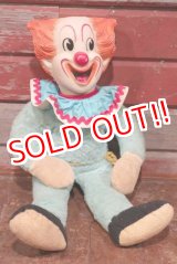 画像: ct-190912-04 Bozo the Clown / Knickerbocker 1960's Rubber Face Doll