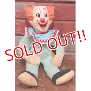 画像: ct-190912-04 Bozo the Clown / Knickerbocker 1960's Rubber Face Doll