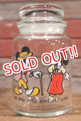 画像: ct-190905-84 Mickey Mouse & Minnie Mouse / 1960's-1970's Glass Jar