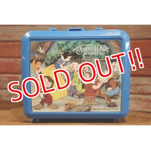 画像: ct-190901-13 Snow White and the Seven Dwarfs / Aladdin 1990's Plastic Lunch Box