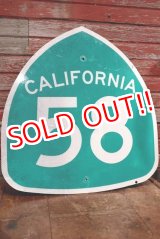 画像: dp-191001-11 Road Sign "CALIFORNIA 58"