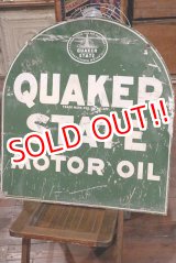 画像: dp-190901-28 Quaker State / 1940's W-side Metal Sign