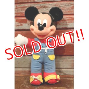 画像: ct-191001-103 Mickey Mouse / Mattel 1989 LEARN-TO-DRESS Plush Doll