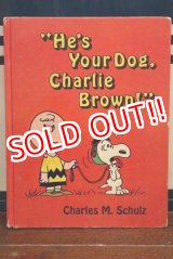 画像: ct-191001-113 PEANUTS / 1972 "He's Your Dog,Charlie Brown!" Picture Book