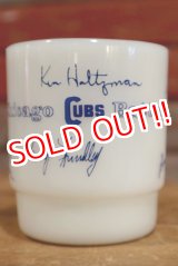 画像: kt-191201-03 Chicago Cubs 1969 Battery / Fire King 1960's Mug