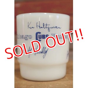 画像: kt-191201-03 Chicago Cubs 1969 Battery / Fire King 1960's Mug