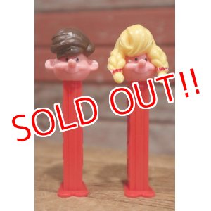 画像: ct-191201-25 PEZ Boy & Girl / 1990's PEZ Dispenser set of 2