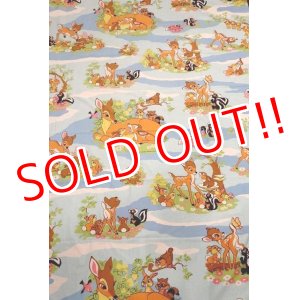 画像: ct-200201-74 Bambi / 1970's Flat Sheet (Twin)