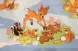 画像4: ct-200201-74 Bambi / 1970's Flat Sheet (Twin)