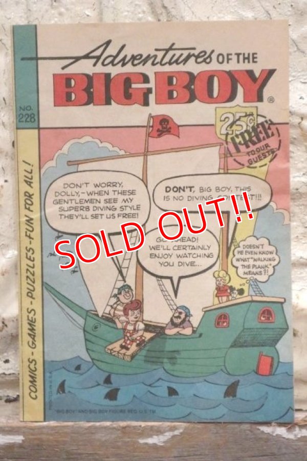 画像1: ct-171001-45 Adventure of BIG BOY / 1976 Comic #228