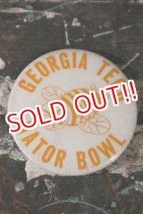 画像: dp-200301-09 GATOR BOWL GEORGIA TECH / Vintage College Pinback