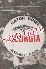 画像: dp-200301-07 GATOR BOWL GEORGIA / Vintage College Pinback