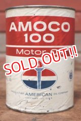 画像: dp-200403-20 AMOCO / Amoco 100 1QT Motor Oil Can