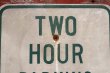 画像2: dp-200403-06 Road Sign "TWO HOUR PARKING"