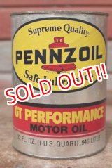 画像: dp-200415-13 PENNZOIL / GT PERFORMANCE 1QT Motor Oil Can 