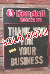 画像: dp-200415-05 Kendall / 1980's "THANK YOU FOR YOUR BUSINESS" Sign