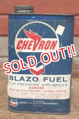 画像: dp-200501-29 Chevron / 1950's〜BLAZO FUEL Oil Can