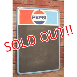 画像: dp-200510-04 PEPSI / 1970's Menu Board Sign